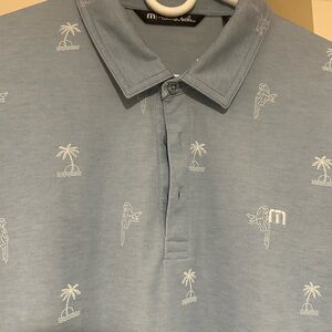 Travis Mathew Blue polo NWOT XL